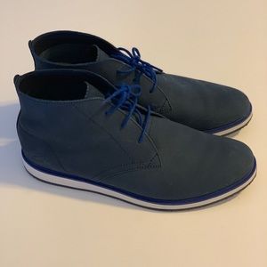 Lacoste Blue Suede Chukkas